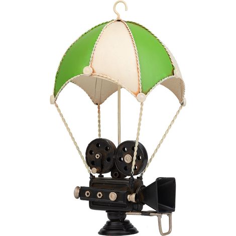 Parapente de metal verde 18x17x30 (1/5)