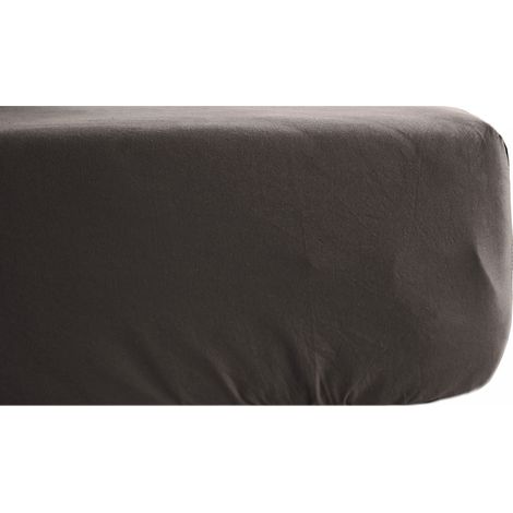 Drap housse coton lavé PALACE 90x190 cm (1/5)