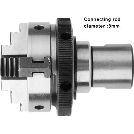 Tige de liaison pour mandrin de tour acier inox M141 compatible K01-50/63 K02-50/63 Ø8mm (1/5)
