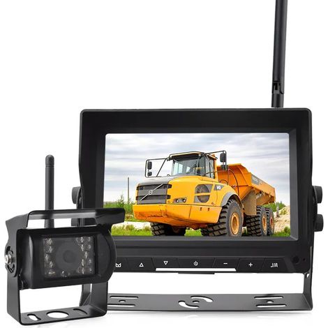 Set composto da telecamera wireless e monitor da 7" 12V/24V (1/2)