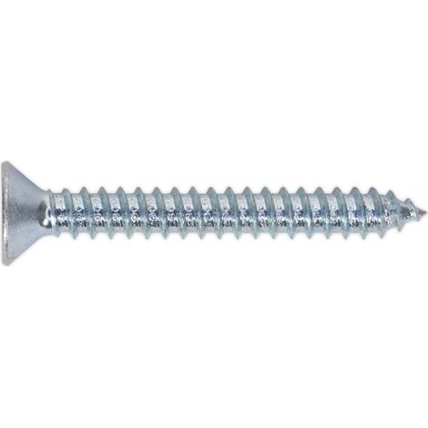 Sealey Self Tapping Screw 4.8 x 38mm Countersunk Pozi Pack of 100 ST4838