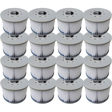 Lot de 16 filtres de rechange pour spas gonflables MSPA, Ø 106 cm. (1/5)