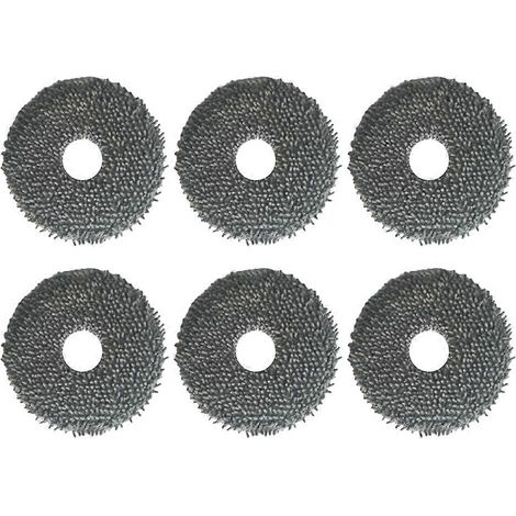 Patin de lavage pour Karcher RCV5 Plus pièces de rechange pour aspirateur lavable nettoyage chiffon de lavage microfibre serpillière 6 pièces (1/5)