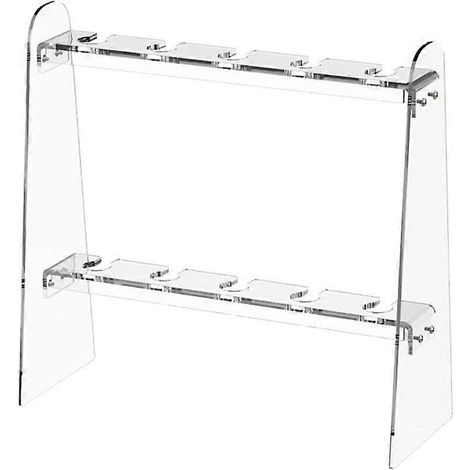 Présentoir de table pour flûtes à champagne, porte-verres à vin pratique en acrylique pour événements (1/4)