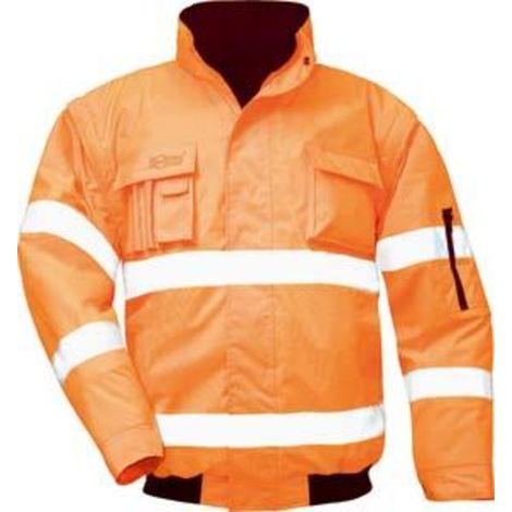 Avertissement veste de pilote Tom, taille 3XL, orange (1/4)