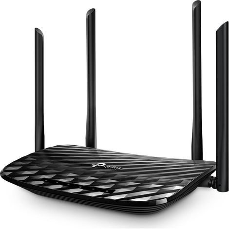 TP-Link AC1200 WLAN-Router Gigabit Ethernet Dual-Band (2,4 GHz/5 GHz) Schwarz