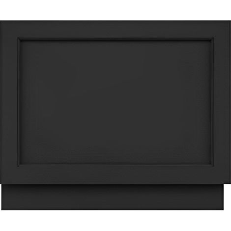 Bayswater Matt Black MDF Bath End Panel 560mm H x 750mm W