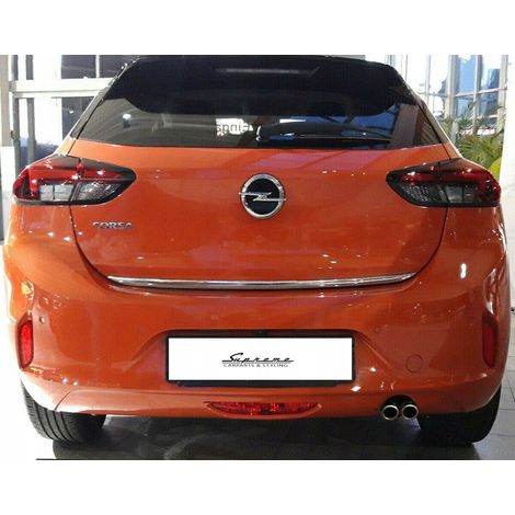 Embellecedor cromado para el portón trasero del Opel Corsa F 2019+ Tuning (1/4)