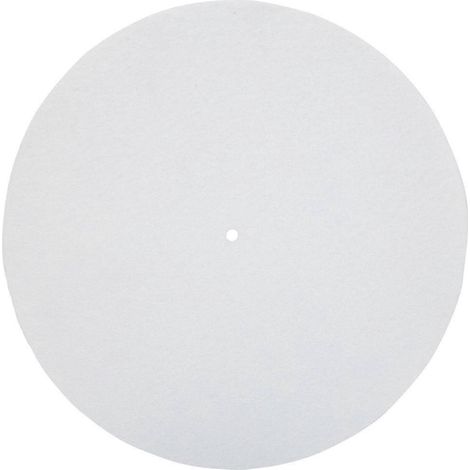 Patin de platine vinyle 12 pouces, antichoc, de qualité audiophile, compatible avec les platines vinyles, blanc. (1/5)