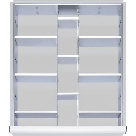 STIER Einteilungsset für Schubladen der Blendenhöhe 180-360mm 2x9 Trennwände