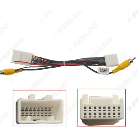 Adaptateur de câble compatible avec les caméras de recul Nissan 16 broches