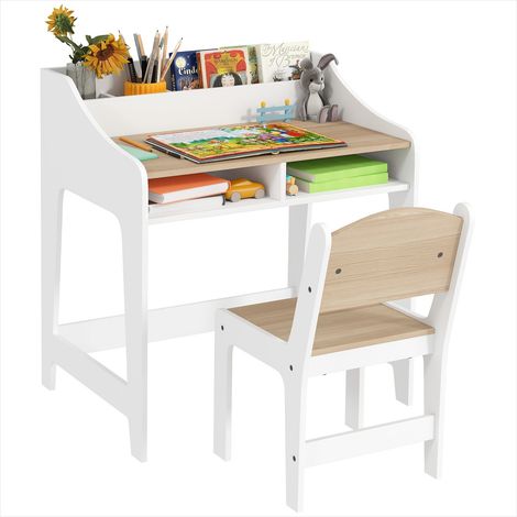Ensemble table et chaises enfant Bureau enfant 60 cm avec chaise (1/5)