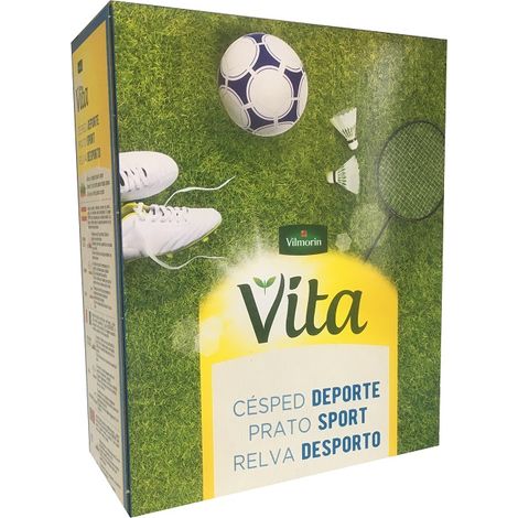 Semillas de Césped DEPORTE VITA con 100% Ray-Grass Inglés de 3