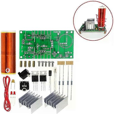 Mini-Musik-Tesla-Spulen-Plasma-Lautsprecher, Tesla-Funkübertragung, DIY-Spulen-Kit, 1 Set Tesla-DIY-Montageteile, NEU-JXLGV (1/5)