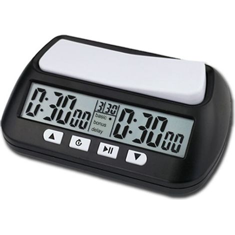 Horloge D Échecs Numérique - Alarme Sonore - Écran LCD Grand Format - Compatible Échecs Dames Go - 1 Pièce (1/5)