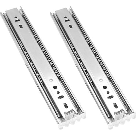 Glissières de tiroir à roulement billes, en acier inoxydable, placard, (1/5)