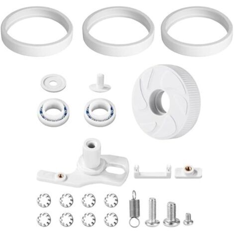 1 Kit De Remplacement Nettoyeur Piscine Polaris 180 280, Pièces ABS, Roues C10, Arbre Oscillant C16 (1/4)