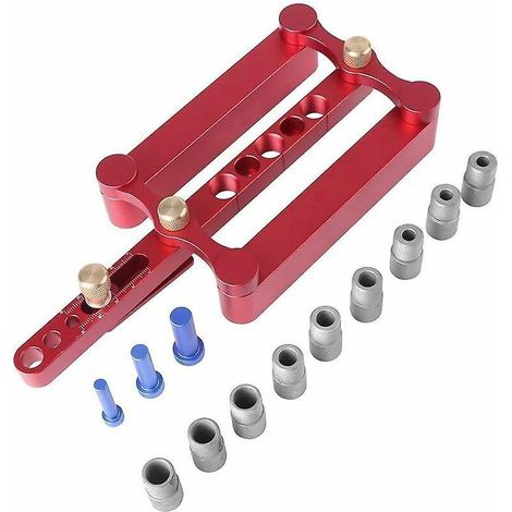 gabarit De Cheville Centrage Automatique, Pour Chevilles Mtriques 6/8/10 Mm, Perage Prcis, Accessoires De Gabarit, Outil De Travail Du Bois (1/5)