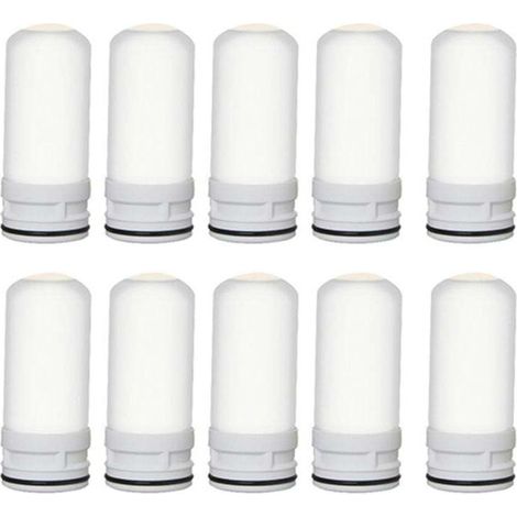 Crezuo 10-teiliges Ersatz-Keramik-Wasserfilterset – Einfache Installation – Crezuo
