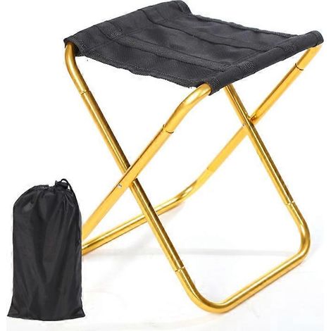 Kompakter Klapphocker, ideal für U-Bahn, Reisen, Picknicks, Camping, Angeln und Grillen.