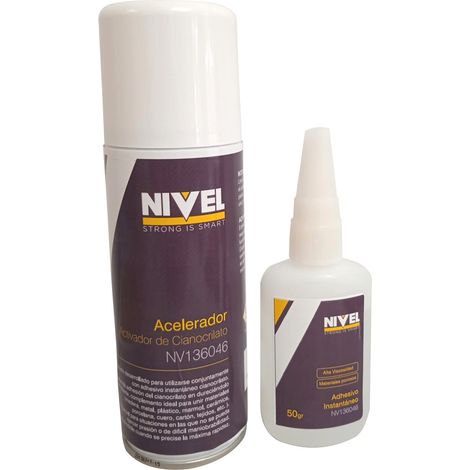 KIT CIANOCRILATO 50GR + ACELERAN... (1/3)
