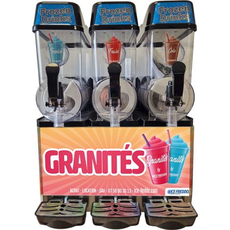 Machine à granité professionnelle – 3x12L – Ice Freddo (1/5)