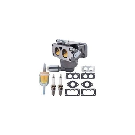 Carburateur équipé d'une électrovanne pour les tondeuses à gazon Briggs & Stratton modèles 791230, 799230, 699709 et 499804. (1/4)