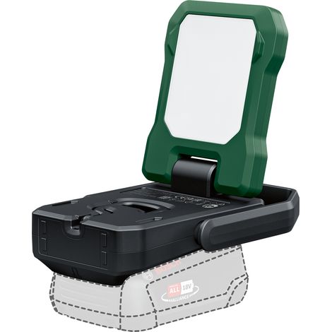 Bosch Akku- LED-Leuchte/Campinglampe EasySpotLight 18V-400 (warm-/kaltweißes Licht, 3 Helligkeitsstufen, Kopf klapp-/drehbar: 360°/180°, 18V, Powerbank USB-C®, ohne Akku) (1/5)