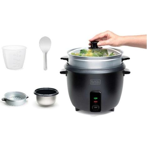 Black+Decker BXRC1800E Reiskocher Schwarz 1,8 L