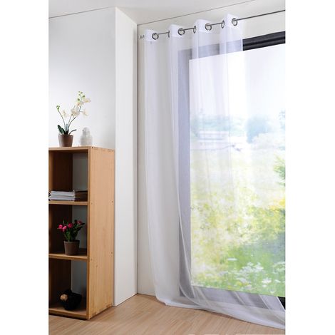 Tenda monna sa Stof con velo misura 140 x 280 cm colore bianco (1/4)