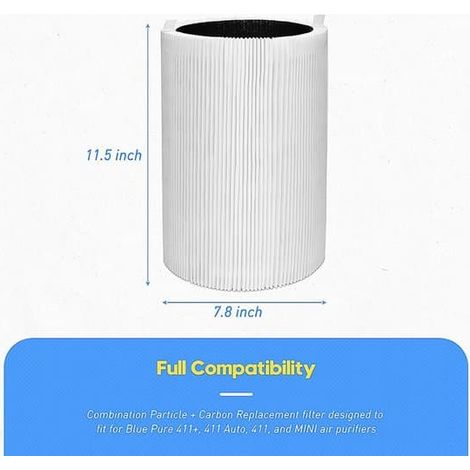 Cartouche filtrante pour le purificateur d'air Blue Pure 411/411+/411i/411a/F4MAX. (1/2)