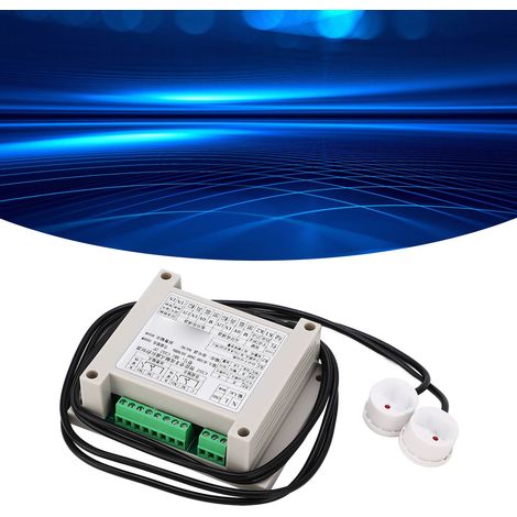 Contrôleur de niveau de liquide sans contact XKC-C352-2P, interrupteur de niveau intelligent pour pompe à eau, contrôleur de position haute et basse de l'entrée et de la sortie de la pompe à eau, 100- (1/5)