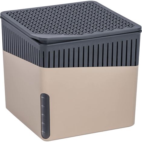 Wenko 50232100 Deumidificatore Cube 500 G Deumidificatore capacità 0.8 L, Beige (1/5)