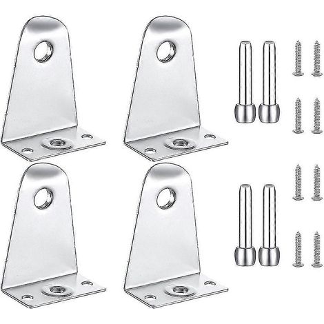 Supports et goupilles de fixation métalliques pour stores horizontaux - Support de store durable de remplacement avec vis (1/5)