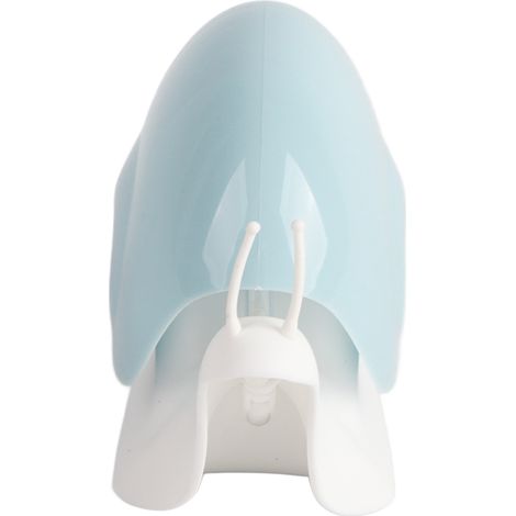 Distributeur de savon en forme d'escargot, distributeur à pompe pour savon liquide, flacon distributeur, bleu. (1/5)