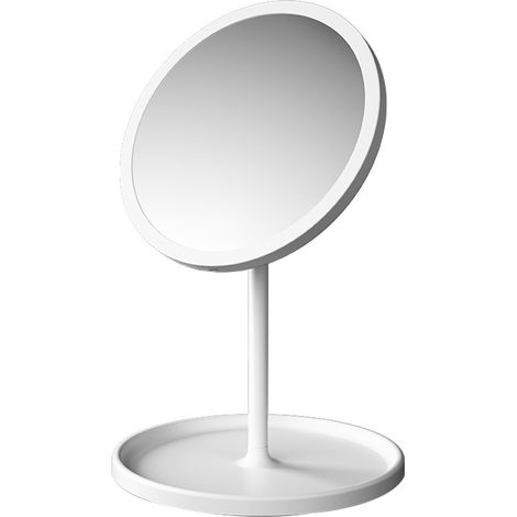 Miroir de maquillage, Miroir lumineux, Miroir de maquillage rechargeable avec lumières (1/5)