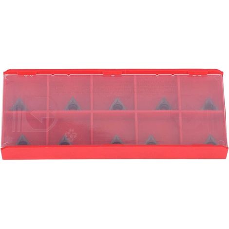 Lames d'insertion en carbure CNC, 10 pièces, outil de tournage TCMT110204 VP15TF, pour le traitement de l'acier inoxydable (1/5)