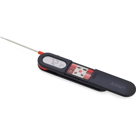 ThermaPoint, Joseph Joseph, Thermometer Digital de Fühler, Momentanmessung, klappbarer Fühler, wasserdicht, Temperaturanzeige de, Farbe Grau