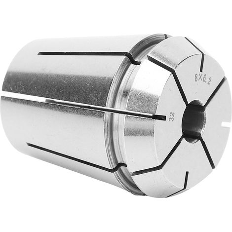 Mandrin de Fraisage ERG32 avec Tige M8 pour CNC, Outil de Précision à Queue Carrée 8x6.2mm