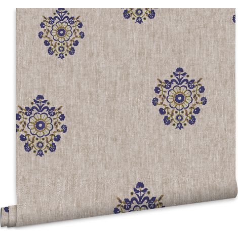 Joules Vliestapete Motif Blau 10mx52cm (1/5)