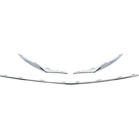 Embellecedores del parachoques delantero, plástico resistente, compatibles con Mercedes Benz Clase CLA, juego de 3 piezas. (1/2)