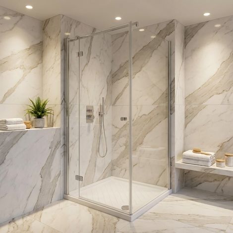 Receveur de douche carré 72x72 cm écoulement latéral - Gemma 2  Ceramica Dolomite