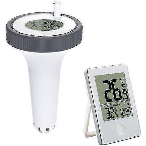 Thermomètre numérique flottant sans fil pour piscines, étanche, pour mesurer la température de l'eau des piscines, spas, jacuzzis et aquariums-AquaForge (1/5)
