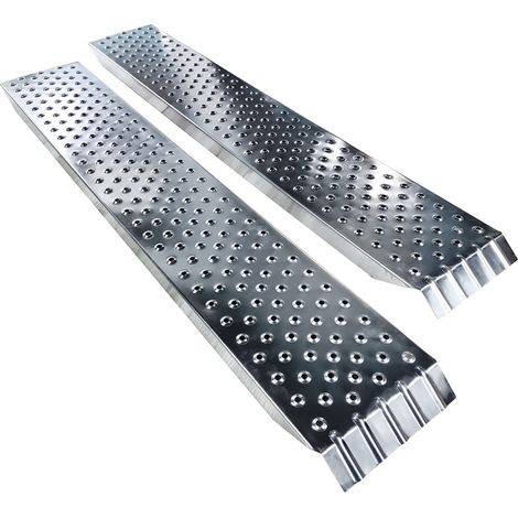 VOUNOT Set of 2 Loading Ramps 160cm Heavy Duty 400 kg Max Loading (1/5)