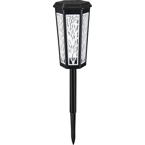 Lumière solaire de chemin paysager décorative de jardin IP65 étanche lumière chaude et colorée