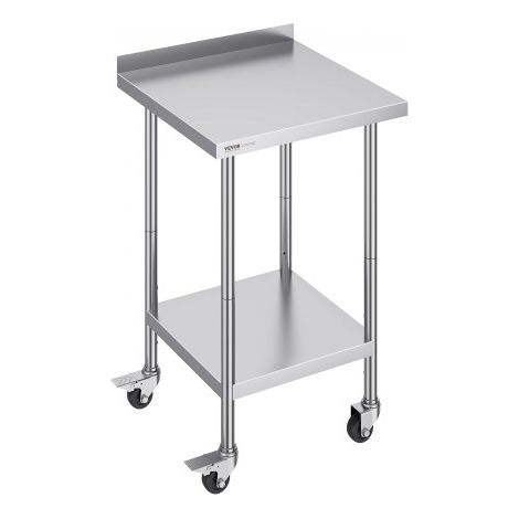 Table de Travail Inox 61 x 61 x 100 - 6 cm Table de Préparation (1/5)