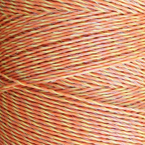 Weidezaunlitze Basic - gelb/orange - 500 m, 3 Niro
