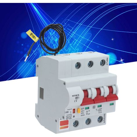 Intelligenter Dreipol-Schalter mit Fernbedienung, WLAN und Bluetooth, 25-A-Leistungsschalter (1/5)