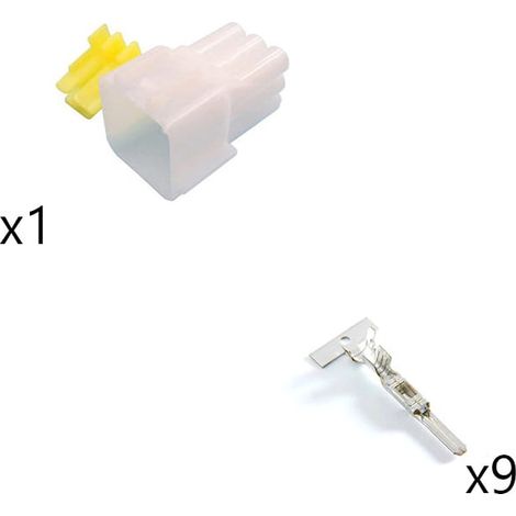 Kit connettore furukawa 090 porta maschio 9 vie