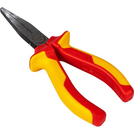 Brüder Mannesmann M10609 VDE Pinza a becchi lunghi Acciaio al cromo vanadio 160 mm
